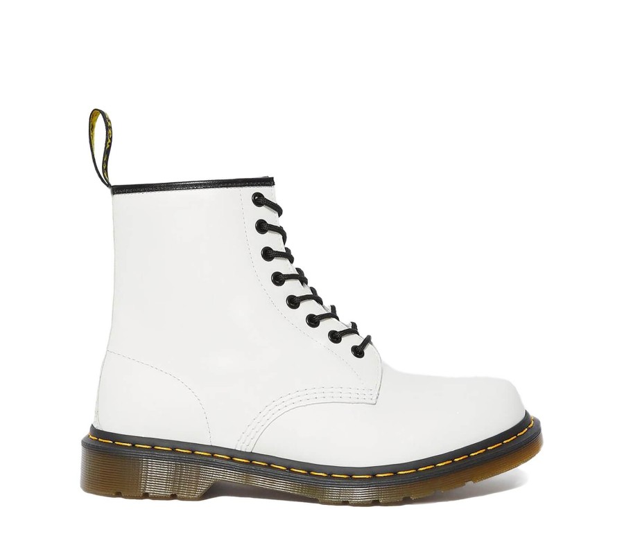 Ботинки Dr. Martens 1460 White Smooth Leather Lace Up Boots 11822100