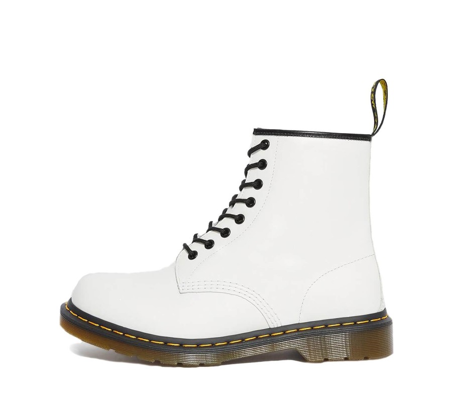 Ботинки Dr. Martens 1460 White Smooth Leather Lace Up Boots 11822100