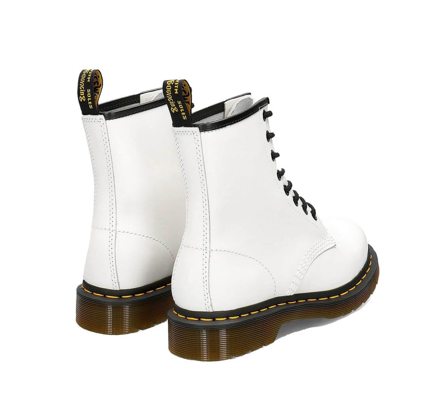 Ботинки Dr. Martens 1460 White Smooth Leather Lace Up Boots 11822100