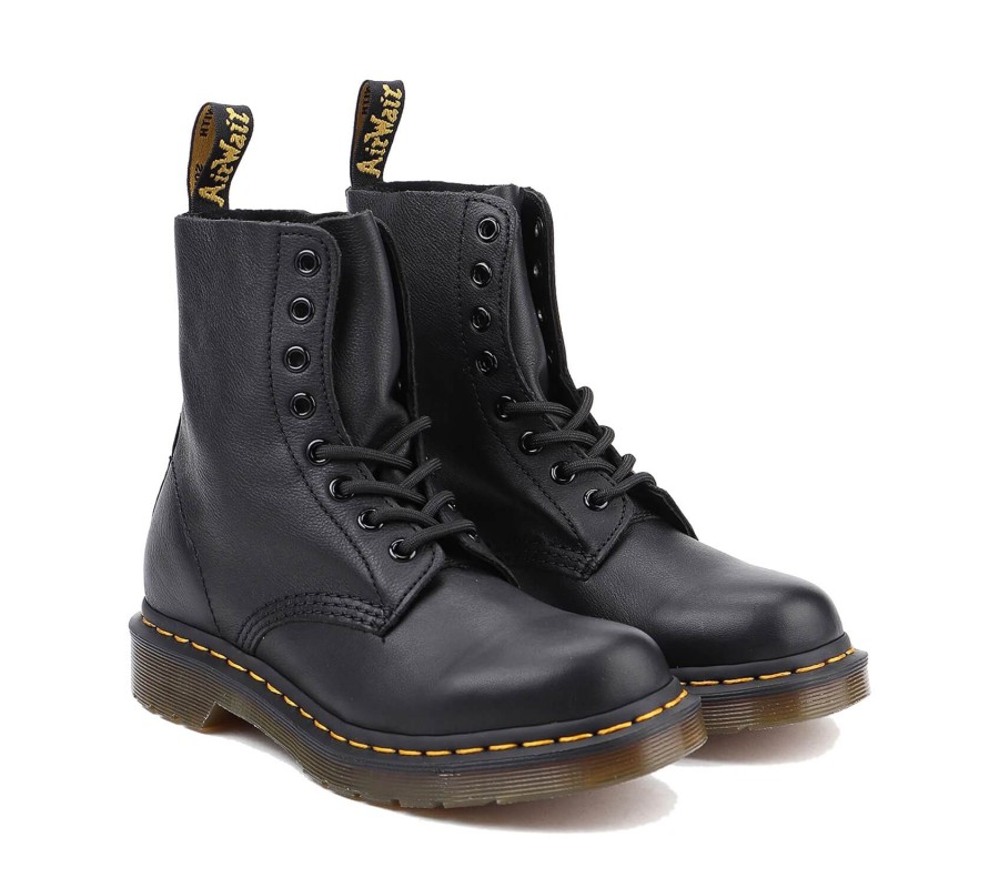 Ботинки Dr. Martens 1460 Women's Pascal Black Virginia Leather Boots 13512006