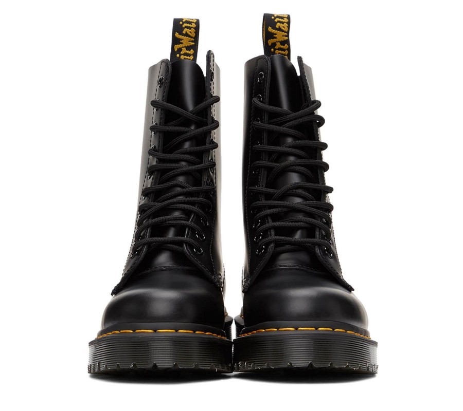 Ботинки Dr. Martens 1490 Bex Black Smooth Leather Mid Calf Boots 26202001
