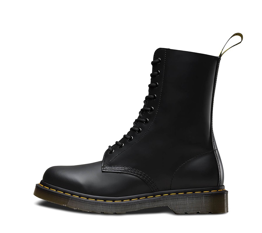 Ботинки Dr. Martens 1490 Black Smooth Leather Mid Calf Boots 11857001