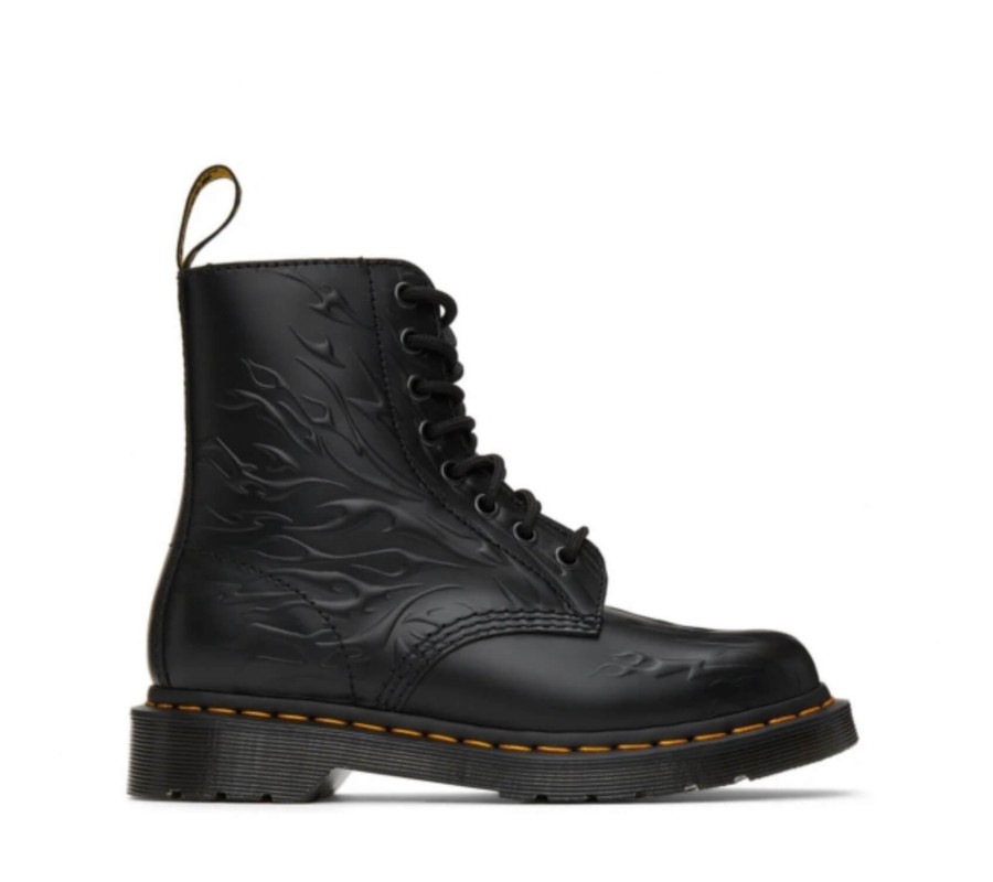 Ботинки Dr. Martens 1460 Flames Emboss Leather Lace Up Boots 27028001