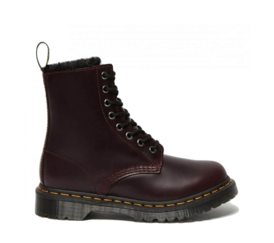 Ботинки Dr. Martens Serena Oxblood Atlas Faux Fur Lined Boots 26238601