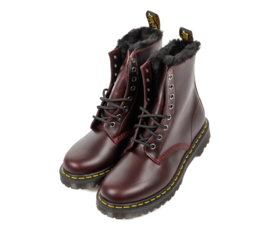 Ботинки Dr. Martens Serena Oxblood Atlas Faux Fur Lined Boots 26238601