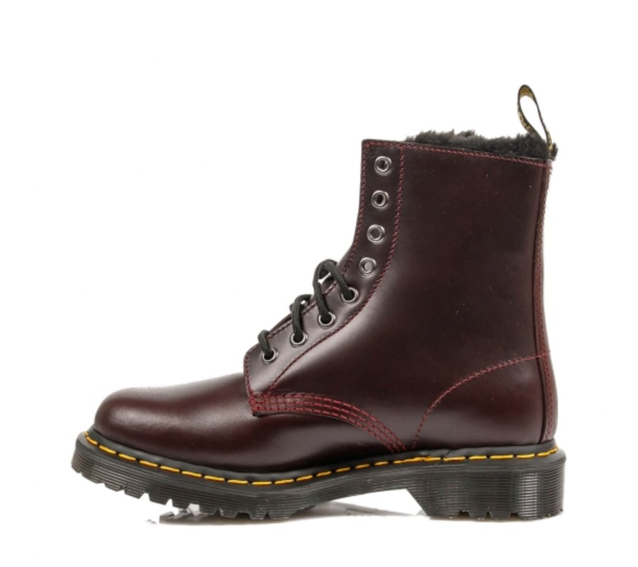 Ботинки Dr. Martens Serena Oxblood Atlas Faux Fur Lined Boots 26238601