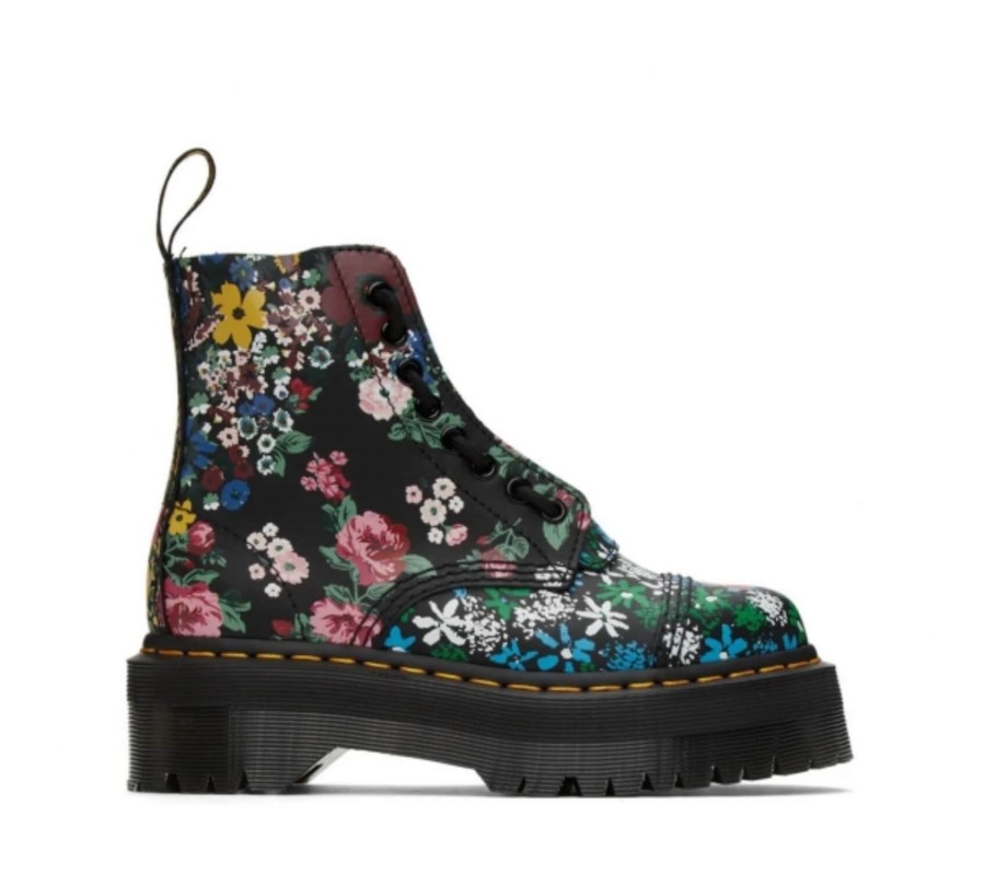 Ботинки Dr. Martens Sinclair Floral Mash Up Leather Platform Boots 27128001