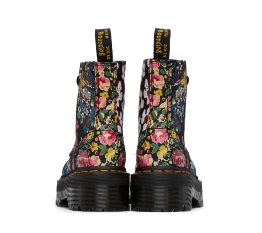Ботинки Dr. Martens Sinclair Floral Mash Up Leather Platform Boots 27128001