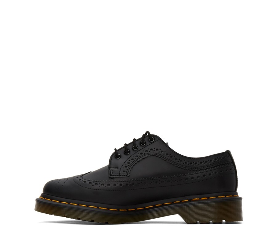 Туфли Dr. Martens 3989 Yellow Stitch Smooth Leather Brogue Shoes 22210001