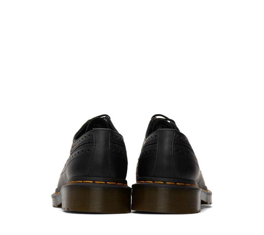 Туфли Dr. Martens 3989 Yellow Stitch Smooth Leather Brogue Shoes 22210001
