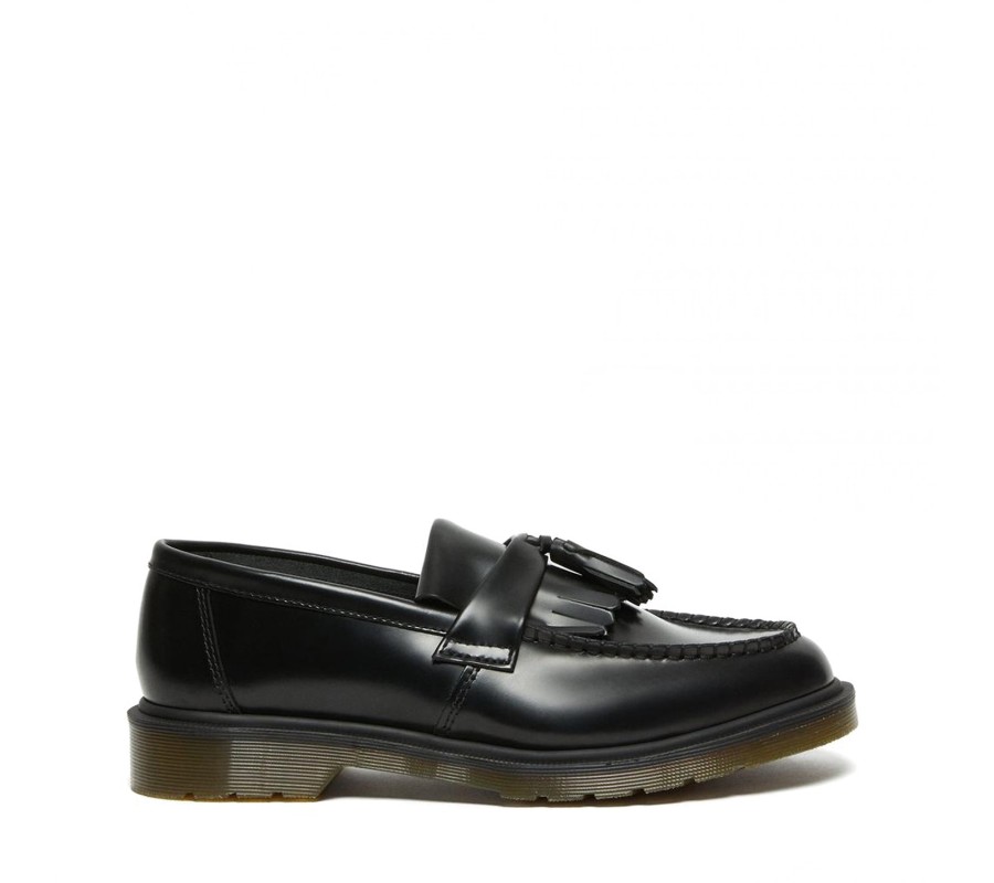 Туфли Dr. Martens Adrian Black Smooth Leather Tassle Loafers 24369001