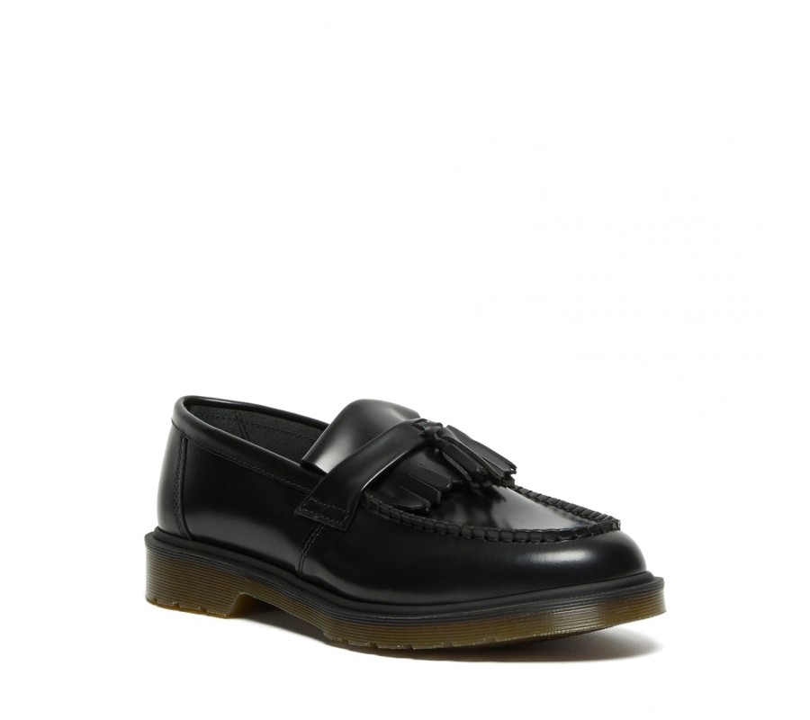 Туфли Dr. Martens Adrian Black Smooth Leather Tassle Loafers 24369001