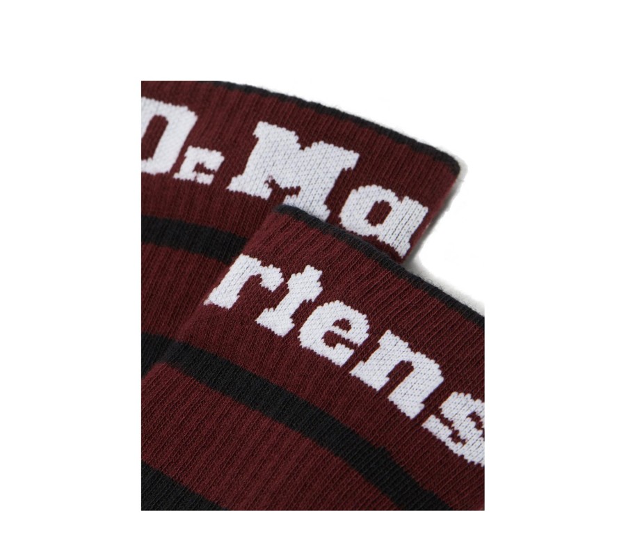 Носки высокие Athletic Logo Black Cherry Red