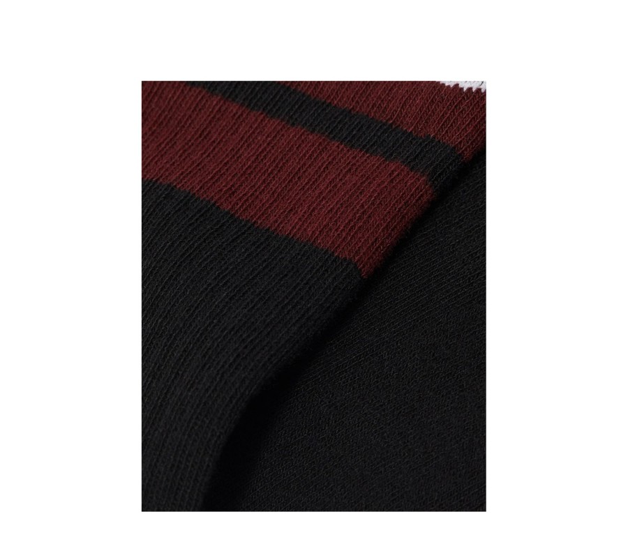 Носки высокие Athletic Logo Black Cherry Red