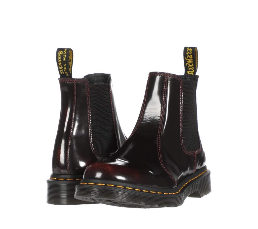 Челси Dr. Martens 2976 Women's Cherry Red Arcadia Leather Chelsea Boots 25684600