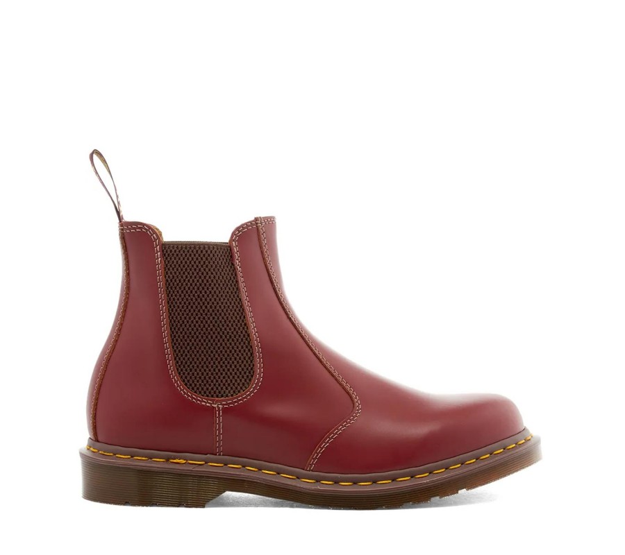 Челси Dr. Martens 2976 Vintage Quilon Oxblood Made In England Chelsea Boots 25747601