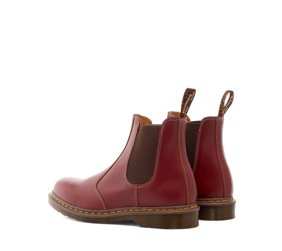 Челси Dr. Martens 2976 Vintage Quilon Oxblood Made In England Chelsea Boots 25747601