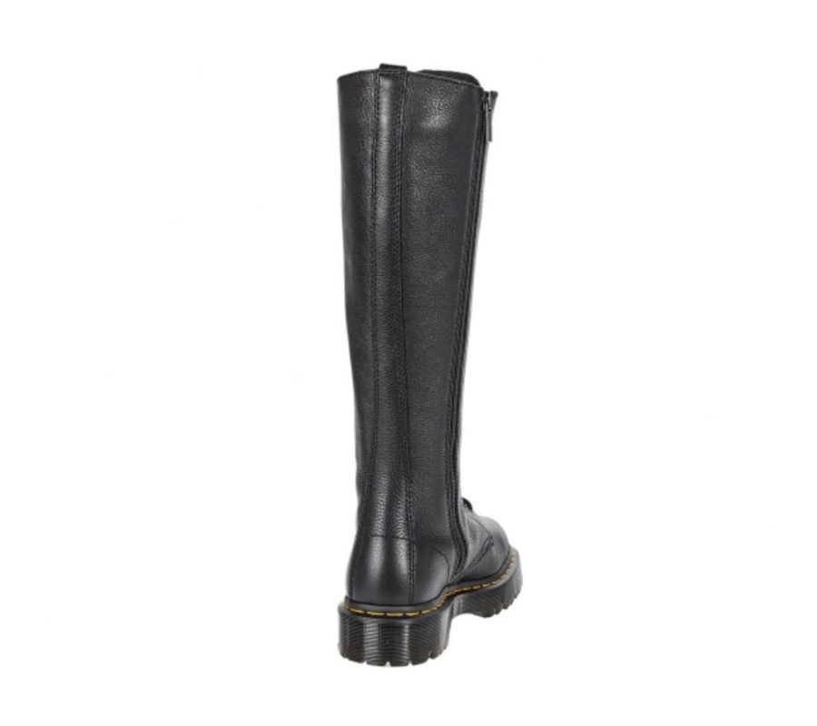 Ботинки Dr. Martens 1B60 Bex Black Pisa Leather Knee High Boots 27016001