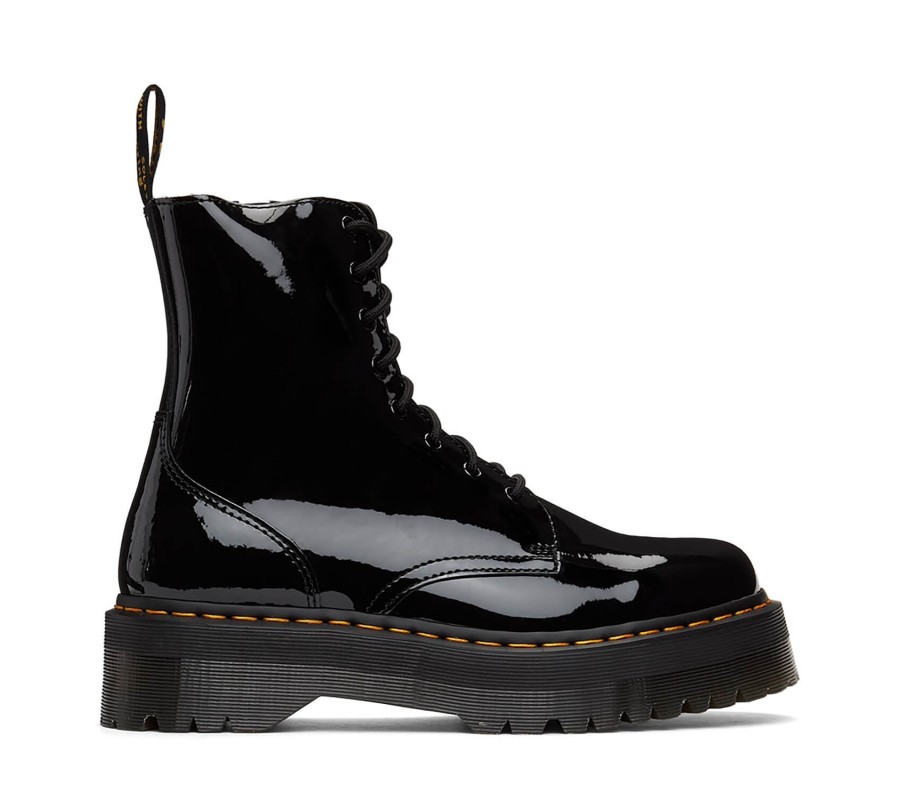 Ботинки Dr. Martens Jadon Black Patent Lamper Leather Platform Boots 26646001