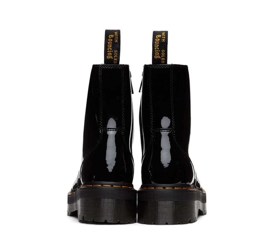 Ботинки Dr. Martens Jadon Black Patent Lamper Leather Platform Boots 26646001