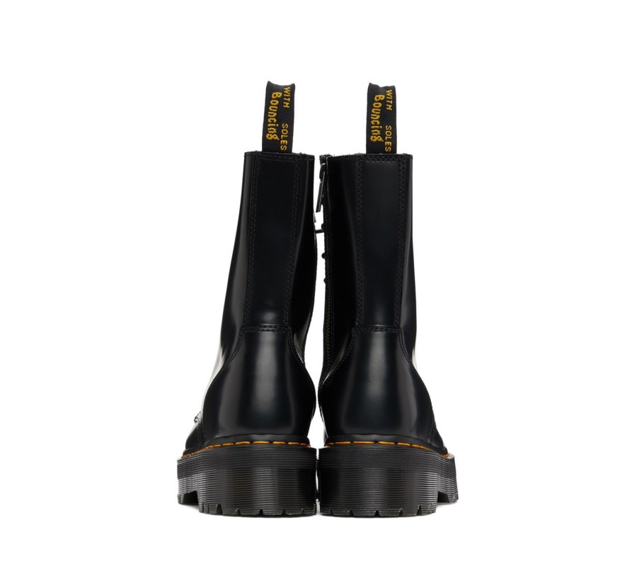 Ботинки Dr. Martens Jadon Hi Black Smooth Leather Platform Boots 25565001