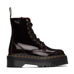 Ботинки Dr. Martens Jadon Cherry Red Arcadia Leather Platform Boots 24764600