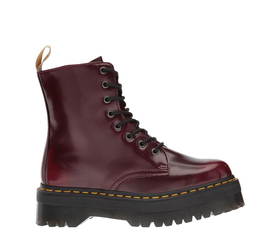 Ботинки Dr. Martens Vegan Jadon II Cherry Red Platform Boots 22563600
