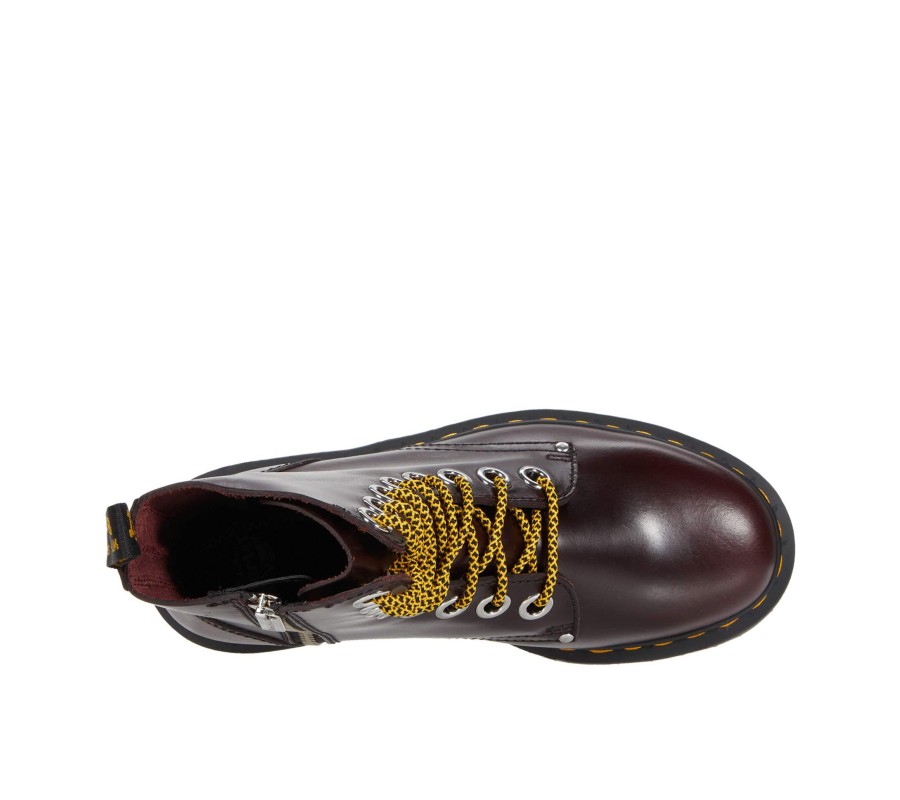 Ботинки Dr. Martens Jadon Max Oxblood Atlas Women's Leather Platform Boots 26317601