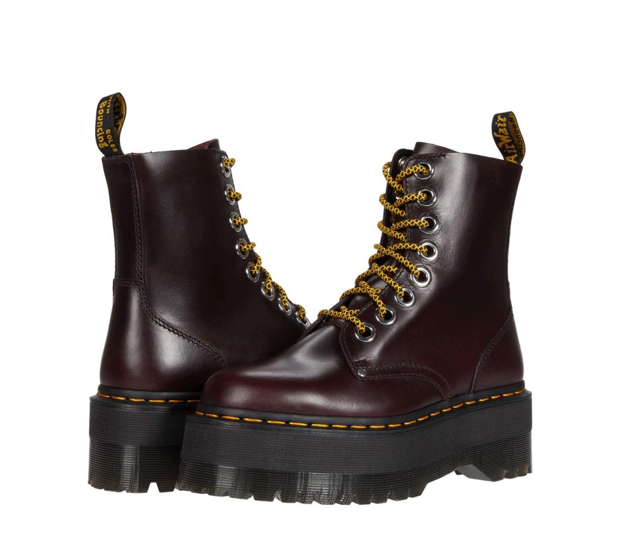 Ботинки Dr. Martens Jadon Max Oxblood Atlas Women's Leather Platform Boots 26317601