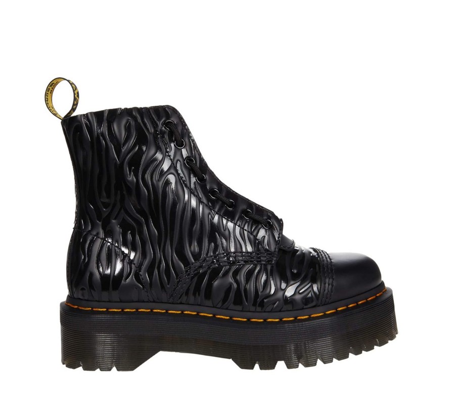 Ботинки Dr. Martens Sinclair Black Zebra Embross Smooth 26704001