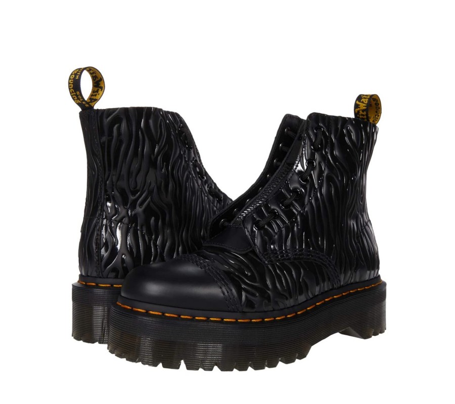 Ботинки Dr. Martens Sinclair Black Zebra Embross Smooth 26704001