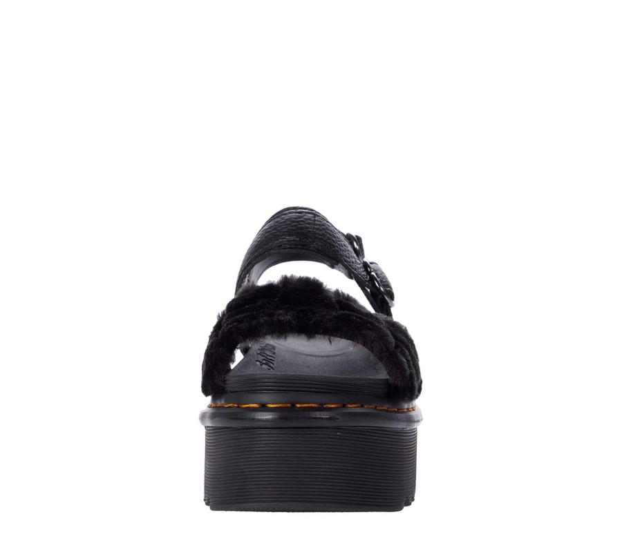 Сандалии Dr. Martens Voss Fluffy Faux Fur Platform Sandals 26921001