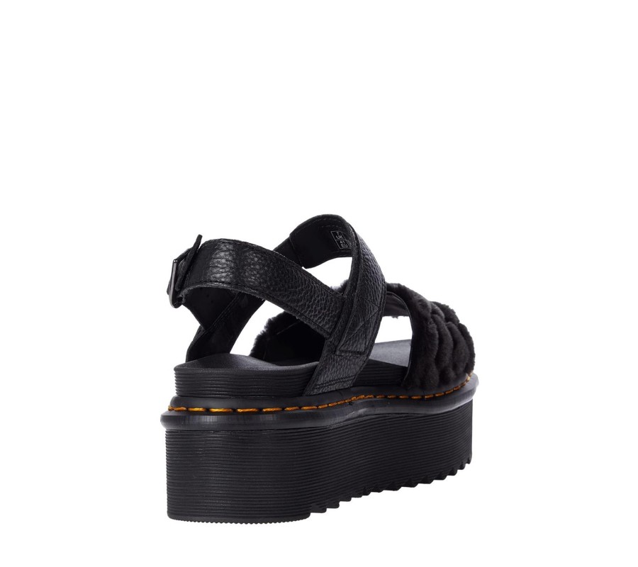 Сандалии Dr. Martens Voss Fluffy Faux Fur Platform Sandals 26921001
