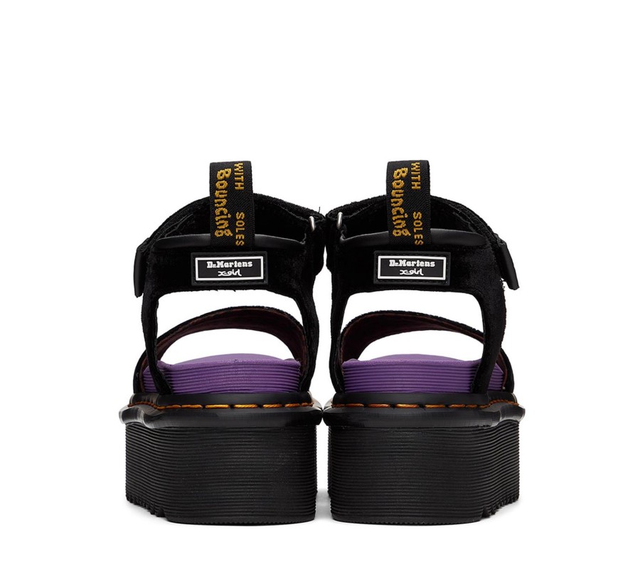 Сандалии Dr. Martens Strap X-Girl Platform Velvet 27165001