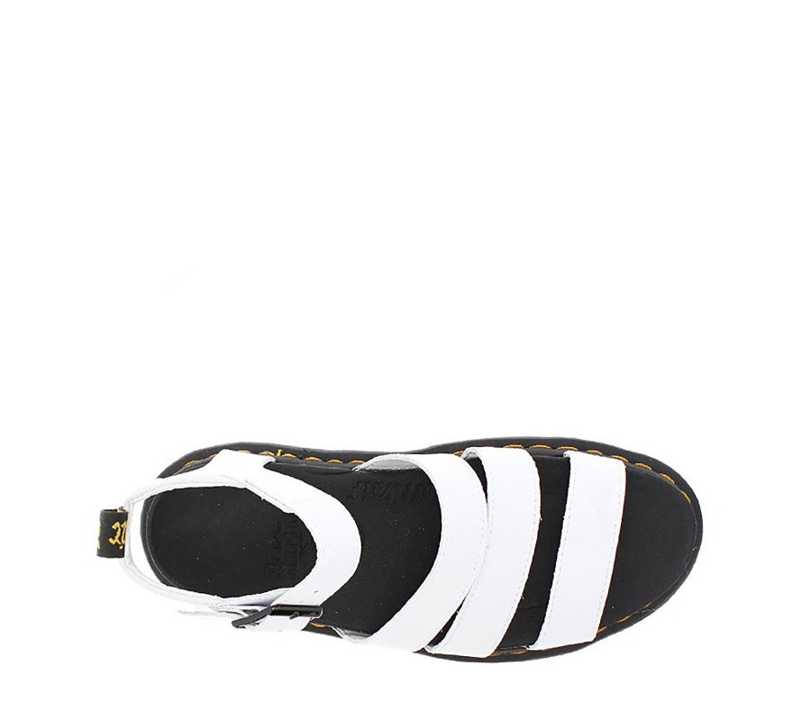 Сандалии Dr. Martens Blaire Women's White Hydro Leather Gladiator Sandals 25768100