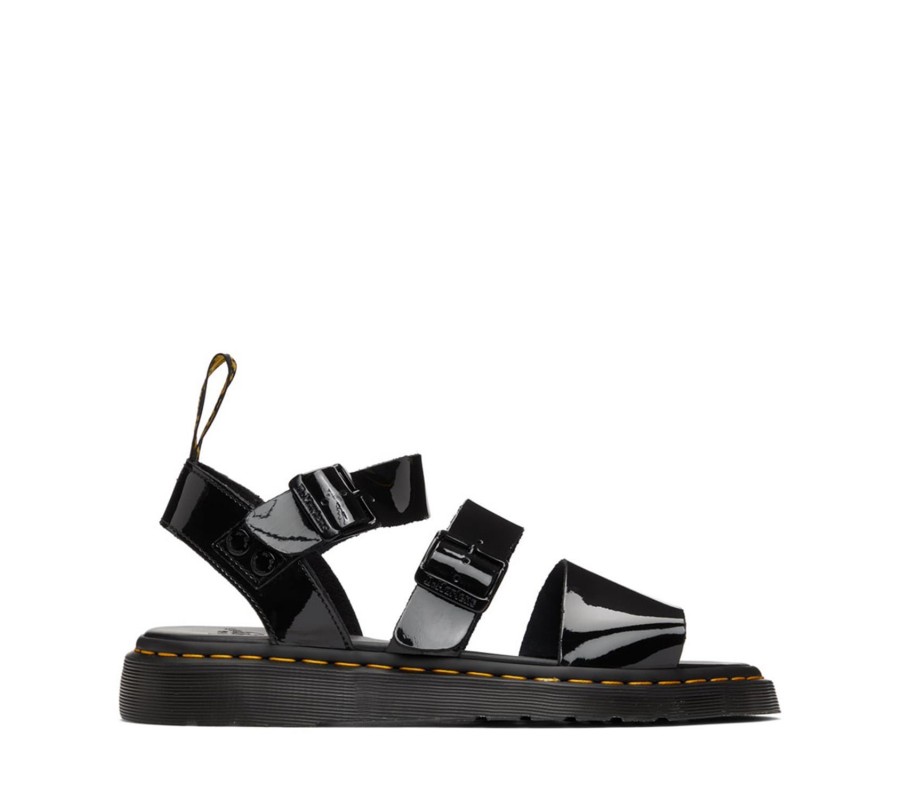 Сандалии Dr. Martens Gryphon Patent Leather Gladiator Sandals 25515001