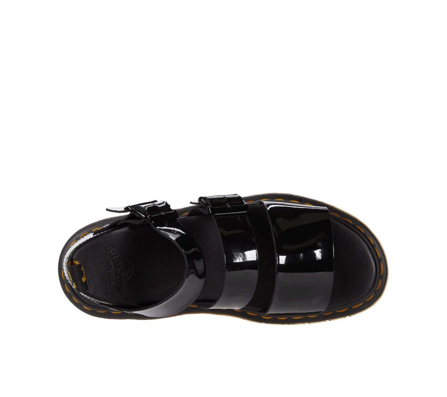 Сандалии Dr. Martens Gryphon Patent Leather Gladiator Sandals 25515001
