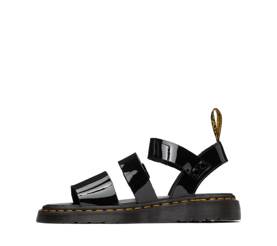 Сандалии Dr. Martens Gryphon Patent Leather Gladiator Sandals 25515001