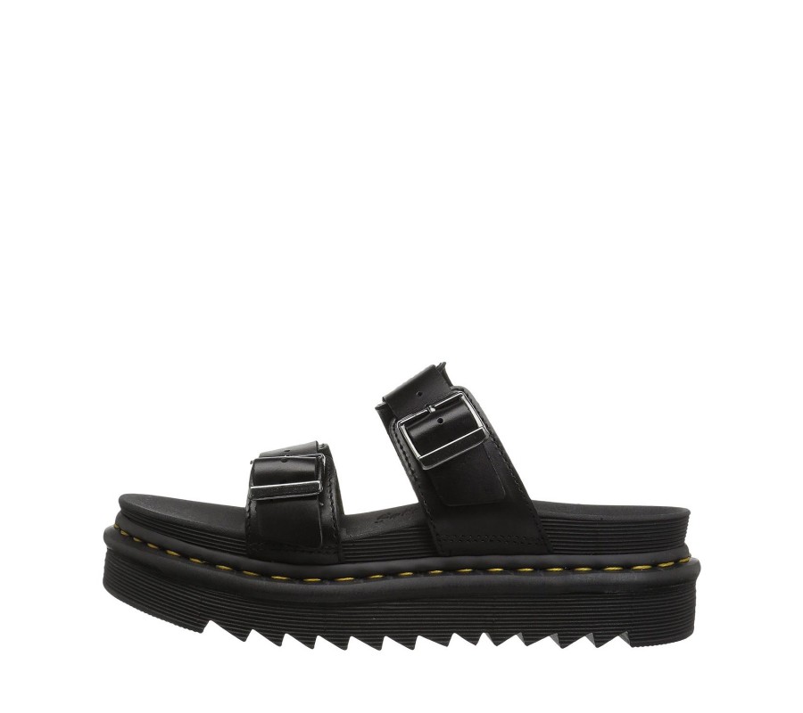  Сандалии Dr. Martens Myles Brando Leather Buckle Slide Sandals 23523001