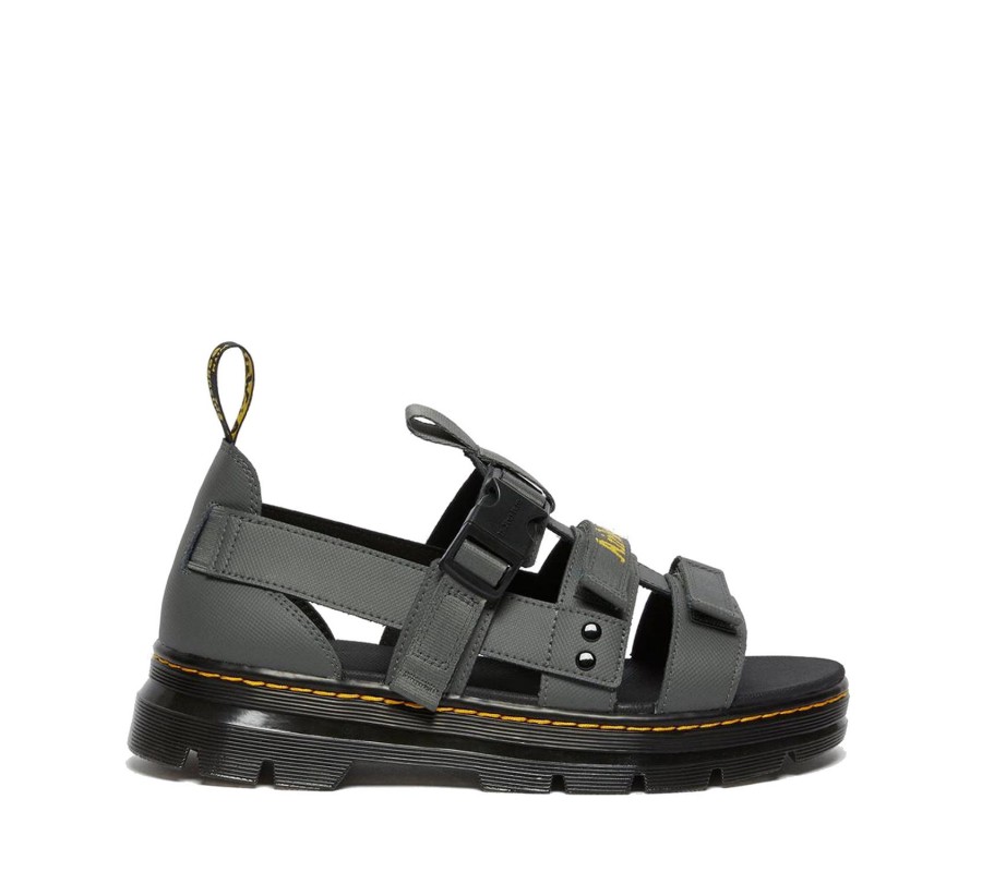 Сандалии Dr. Martens Pearson Webbing Sandals Gunmetal Element 26474029