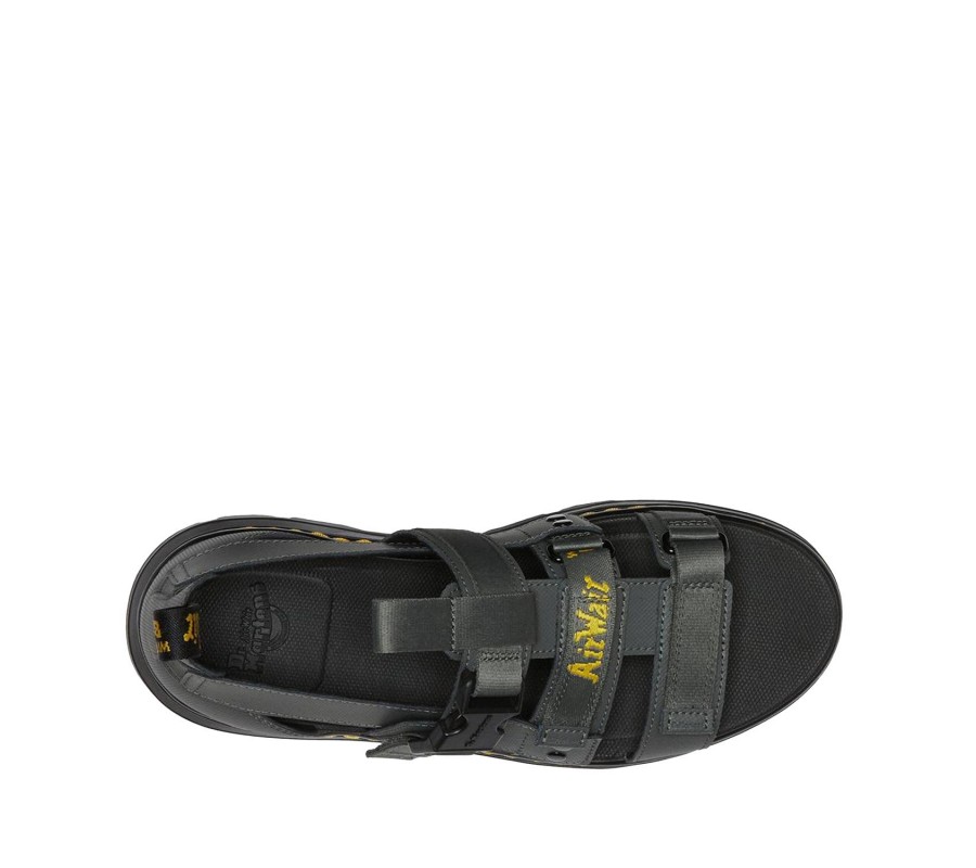 Сандалии Dr. Martens Pearson Webbing Sandals Gunmetal Element 26474029