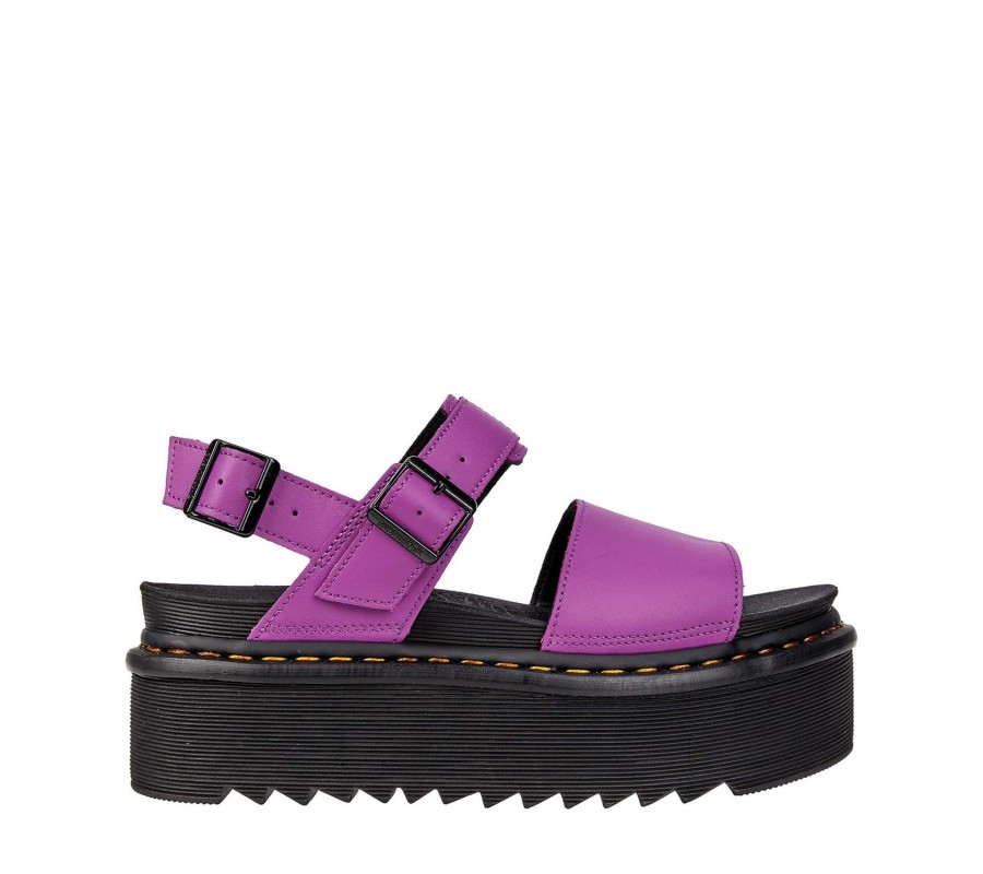 Сандалии Dr. Martens Voss Women's Leather Strap Platform Sandals 26725501