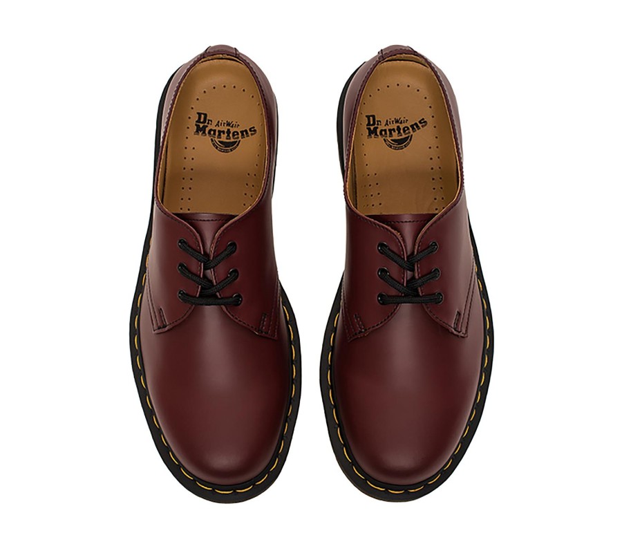 Туфли Dr. Martens 1461 Cherry Red Smooth Leather Oxford Shoes 11838600