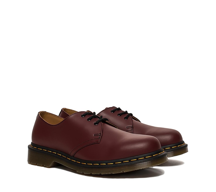 Туфли Dr. Martens 1461 Cherry Red Smooth Leather Oxford Shoes 11838600