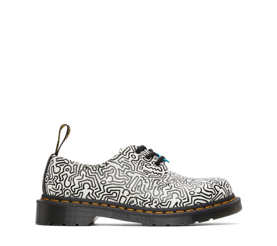 Туфли Dr. Martens Keith Haring 1461 Printed Leather Oxford Shoes 26833009
