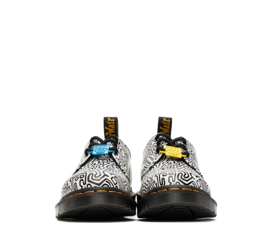Туфли Dr. Martens Keith Haring 1461 Printed Leather Oxford Shoes 26833009