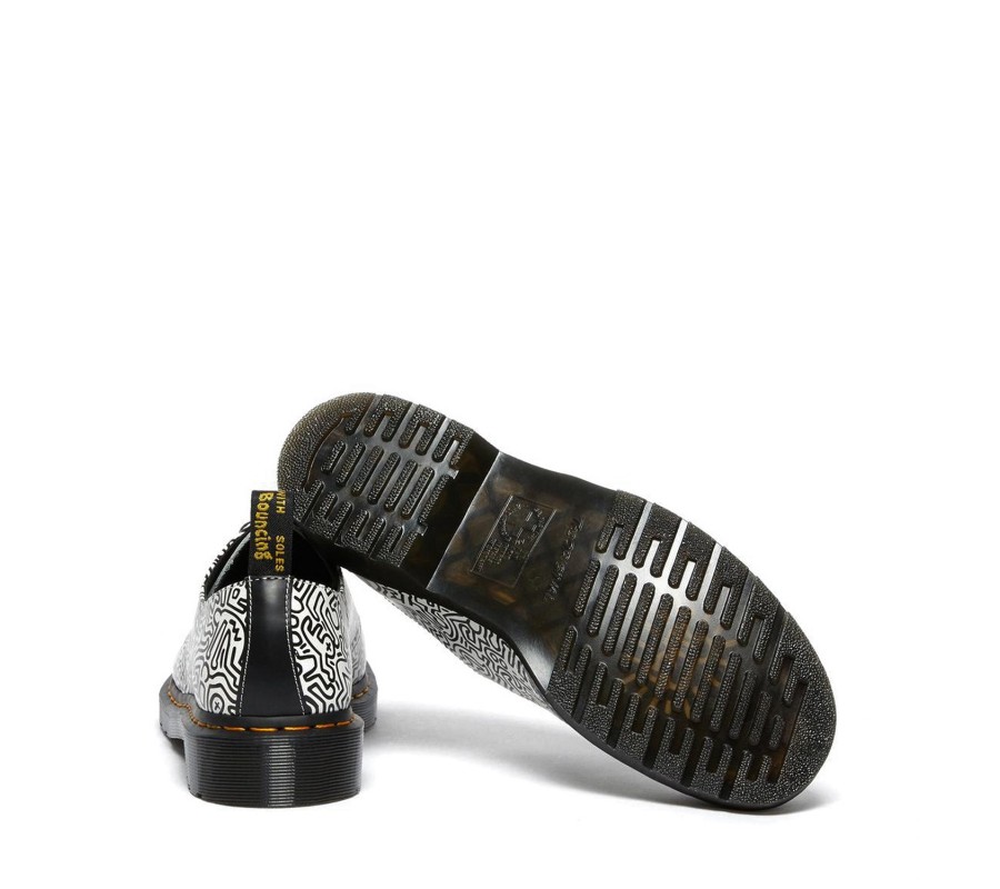 Туфли Dr. Martens Keith Haring 1461 Printed Leather Oxford Shoes 26833009