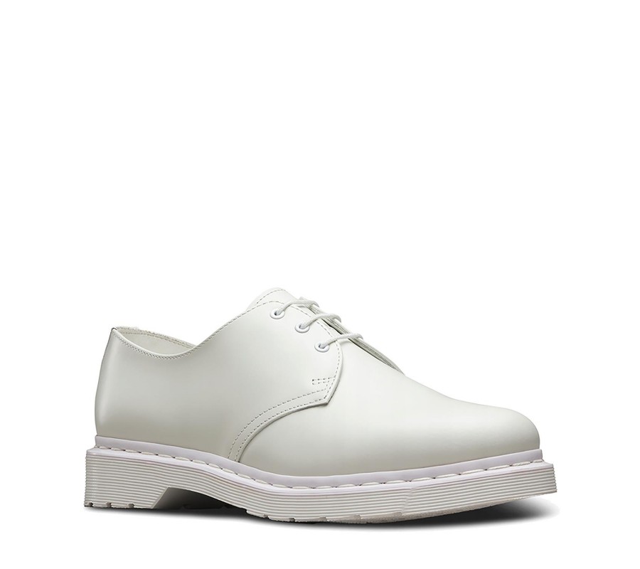 Туфли Dr. Martens 1461 Mono White Smooth Leather Oxford Shoes 14346100