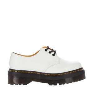 Туфли Dr. Martens 1461 Smooth White Leather Platform Shoes 26492100