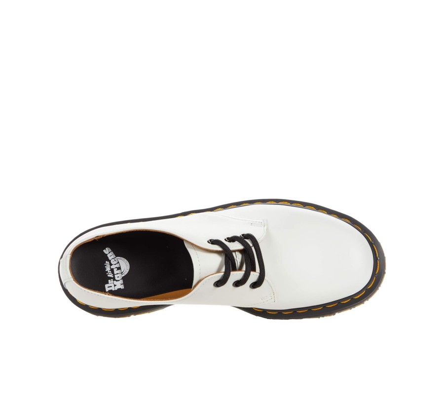Туфли Dr. Martens 1461 Smooth White Leather Platform Shoes 26492100